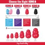 KONG Classic Stuffable Dog Toy, Natural Rubber Chew, for Large Dogs - Image 5