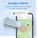 Tractive Smart Dog GPS Tracker with 6 Month Subscription | Live Pet Tracker with Virtual Fence | Vital Signs Monitoring of Heart & Respiratory Rate | Bark Monitoring | Dog Collar Attachment (Mint) - Image 3
