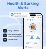 Tractive Smart Dog GPS Tracker with 6 Month Subscription | Live Pet Tracker with Virtual Fence | Vital Signs Monitoring of Heart & Respiratory Rate | Bark Monitoring | Dog Collar Attachment (Mint) - Image 5