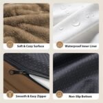 Chez Paw Waterproof Orthopedic Dog Bed for Large and Extra Large Dogs - Image 4