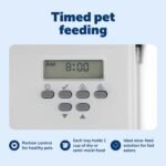 PetSafe Automatic Dog Feeder, 5 Meals, 40 oz Capacity, Plastic, for Dry Food, Multiple Pets - Image 4