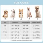 JOEJOY Jacquard Donut Round Dog Beds Medium Sized Dog,Grey 30x30x8in, Removable Washable Cover, Cute Pattern, Ultra Soft Fluffy Calming Pet Bed with Thick Supportive Bolster - Image 4