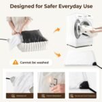 Heated Dog Bed for Small Dogs & Cats, Safety Listed, 20x19, Cream - Image 6