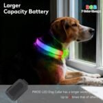 LED Dog Collar, Light Up Dog Collar,for Night Walking(Large,Green) - Image 2