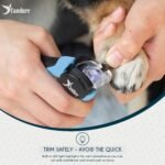 Candure Pet Nail Clippers, Sky Blue, Medium to Large Pets - Image 3