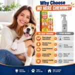 Bitter Apple Spray for Dogs – No Chew Spray to Stop Chewing, Licking & Biting, Natural Bitter Dog Training Spray, Anti Chew for Furniture, Shoes, Cords, Non-Toxic & Safe for Puppies - Image 5
