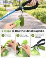 Taglory Rope Dog Leash for Medium Large Dogs, 6 FT Padded Handle, Blue - Image 7