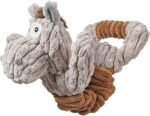 Tug of War Dog Toy, Crinkle Dog Toys for Large Dog, Soft Dog Plush Toy with Squeaky, Stuffed Animal for Dogs (Tug Series, Donkey) - Image 3