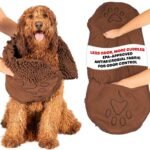 Dog Gone Smart The Dirty Dog Shammy Bath Towel – Brown, 31 × 13 in