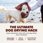 Dog Gone Smart The Dirty Dog Shammy Bath Towel - Brown, 31 × 13 in - Image 5