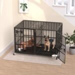 Dosker 42" Heavy Duty Metal Dog Crate,Indoor Kennel for 2 Dogs with Divider - Image 5