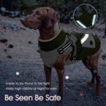 IECOii Dog Coat for Large Dogs - Waterproof Winter Fleece Jacket, XLarge - Image 4