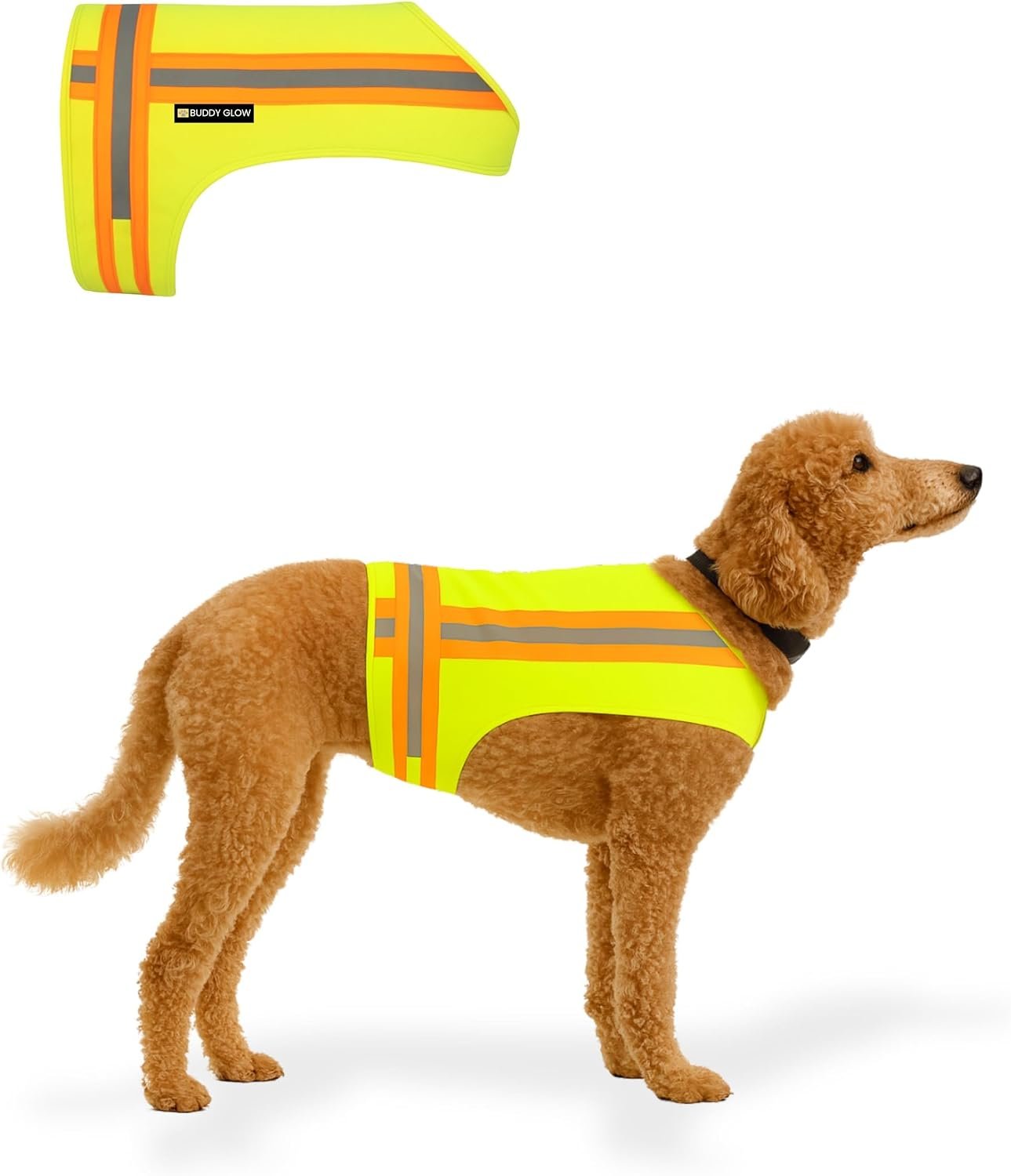 Reflective Dog Vest. High Visibility Yellow Safety Vest for Outdoors. Safeguard Your Dog with Easy to wear Adjustable and Breathable Reflective Gear (Medium) Reflective Dog Vest. High Visibility Yellow Safety Vest for Outdoors. Safeguard Your Dog with Easy to wear Adjustable and Breathable Reflective Gear (Medium)