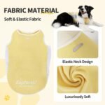 2Pack Dog Cooling Shirts with Sun Protection,Melon Green+Soft Yellow,XL - Image 4