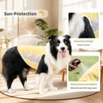 2Pack Dog Cooling Shirts with Sun Protection,Melon Green+Soft Yellow,XL - Image 9