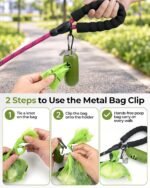 Taglory Rope Dog Leash for Medium Large Dogs, 6 FT Padded Handle, Hotpink - Image 5