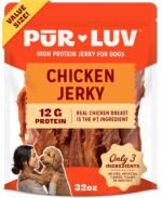 Pur Luv Dog Treats, Chicken Jerky Dog Treat with Real Chicken Breast, 32 oz