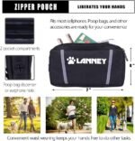 Hands Free Dog Leash, Waist Running Leash with Zipper, Walking Pouch for Medium Large Dogs, Dual Handle and Retractable Bungee for Training Jogging Hiking - Image 5