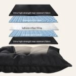 Chew Proof Indestructible Dog Bed,Large (28"x41") - Image 2