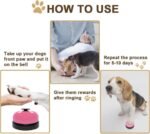 2 Pcs Dog Door Bells Dog Doorbell to go Outside Puppy Train Bell for Dogs to Ring to go Potty Puppy Toilet Training Bell for Door Knob Girl Puppy Essentials Accessories (Pink) - Image 5