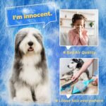 Pet Hair Removal Glove with 255 Silicone Tips for Dogs & Cats, Right Blue - Image 7