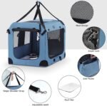 Petprsco Portable Dog Crates for Medium Dogs, 32"x23"x23" Travel Dog Crate - Image 3