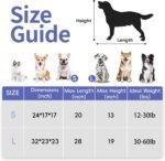 Petprsco Portable Dog Crates for Medium Dogs, 32"x23"x23" Travel Dog Crate - Image 4