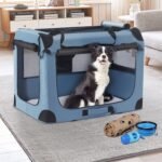 Petprsco Portable Dog Crates for Medium Dogs, 32"x23"x23" Travel Dog Crate - Image 5