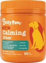 Zesty Paws Calming Chews for Dogs - Dog Calming Supplement - Turkey 90ct
