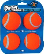 Chuckit! Dog Tennis Ball Toy, Medium 2.5in, 4 Pack, for 20-60lbs Dogs - Image 7
