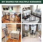 FXW Homeplus Indoor Dog Playpen, 40" H, 6 Panels, for Medium & Large Dogs - Image 3