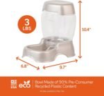 Petmate Pet Cafe Feeder for Dogs and Cats, Pearlescent - Image 3