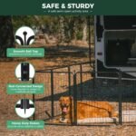 FXW Rollick Dog Playpen, Indoor, Yard & RV Camping, 40" H, 16 Panels - Image 4