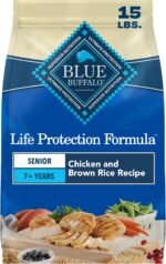 Blue Buffalo Life Protection Formula Chicken Senior 7+ Dry Dog Food, 15 lb
