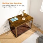 DWANTON 38.5" XL Dog Crate Furniture with Cushion, Large Dog Kennel Indoor - Image 5
