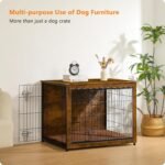 DWANTON 38.5" XL Dog Crate Furniture with Cushion, Large Dog Kennel Indoor - Image 6