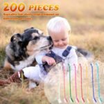 Nuogo 200 Pcs Dog Toothbrush,Dual Headed Long Handle, 8 Colors, Cats Dogs - Image 6