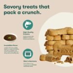 Jinx Dog Biscuits, Oven-Baked Dog Treats with Salmon Bone Broth, 16oz - Image 3