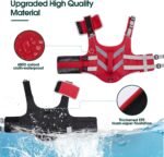 Kuoser Reflective Dog Life Jacket, Dog Life Vest for Swimming Boating - Image 3