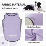 2Pack Dog Cooling Shirts with Sun Protection,Brier Rose+Lilac Ether,L - Image 3