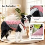 2Pack Dog Cooling Shirts with Sun Protection,Brier Rose+Lilac Ether,L - Image 8