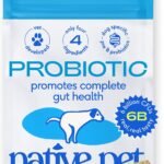 Native Pet Probiotics for Dogs – Dog Probiotic Powder for Gut & Digestive Health, Vet-Formulated 6B CFUs Dog-Specific Probiotic Strains, Supports Stool Quality & Diet Transitions – 240 Scoops