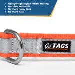 GoTags Reflective Personalized Dog Collar, Custom Embroidered Safety Collar - Image 5