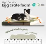 Laifug Outdoor Foldable Waterproof Dog Bed,Army Green,(44''x32''x3.5'') - Image 4
