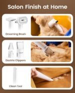 oneisall Dog Grooming Vacuum Kit, 15000Pa, 6 Grooming Tools - Image 5