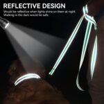 Joytale Reflective Dog Leash for Medium & Large Dogs, 6 FT x 1", Turquoise - Image 4