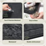 Chew Proof Dog Crate Pad, Indestructible Durable Dog Crate Mat, 22"x35" - Image 3