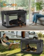 Feandrea Collapsible Dog Crate, Portable Oxford Fabric Pet Carrier, 48-Inch - Image 2