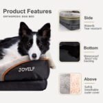 JOYELF XLarge Memory Foam Dog Bed, Orthopedic Dog Bed & Sofa with Removable Washable Cover and Squeaker Toy as Gift - Image 3