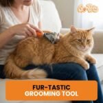 GoPets 2-in-1 Deshedding & Dematting Comb & Grooming Brush for Dogs & Cats - Image 5